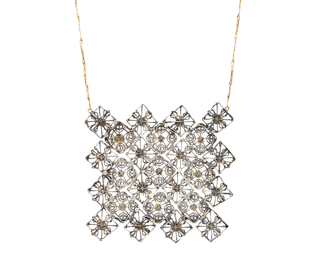 Pink Tourmaline Cosmic Ornament Necklace