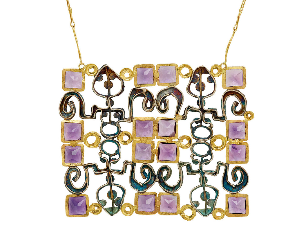 Amethyst Cosmic Textile 2 Necklace