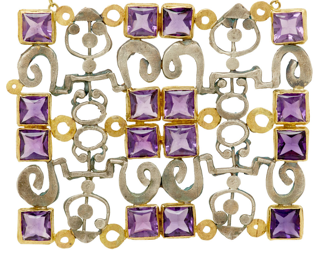 Amethyst Cosmic Textile 2 Necklace