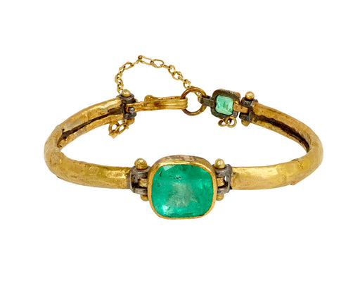 Judy Geib Cushion Cut Emerald Bracelet
