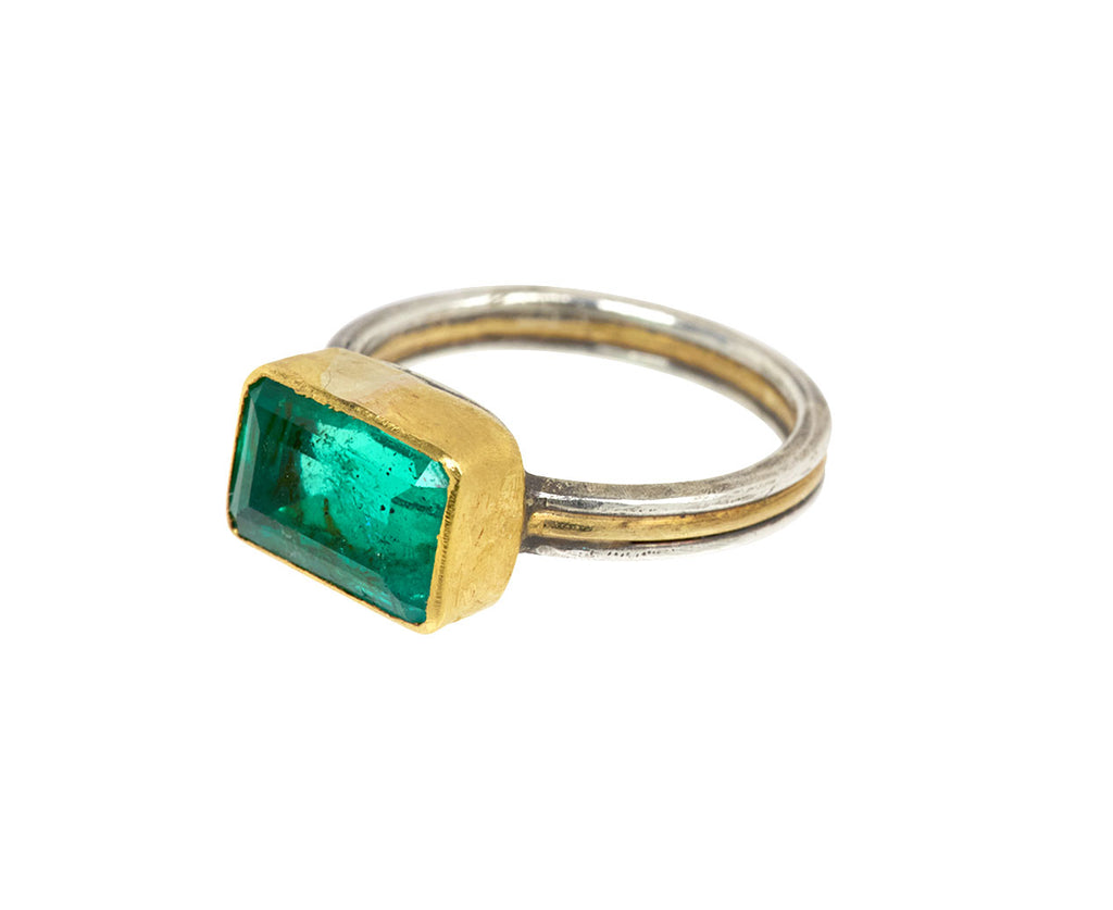 Gorgeous Colombian Emerald Ring