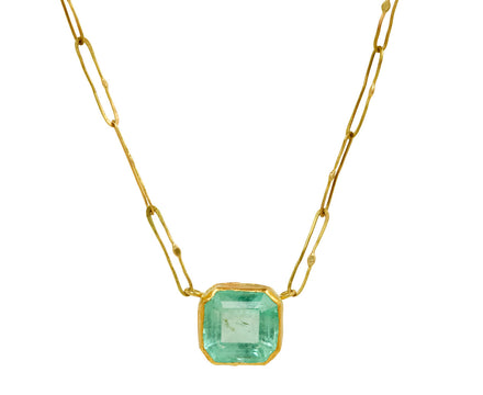 Light Colombian Emerald echo Necklace