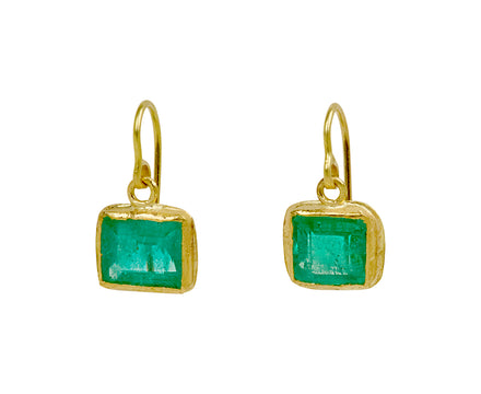 Judy Geib Colombian Emerald Drop Earrings