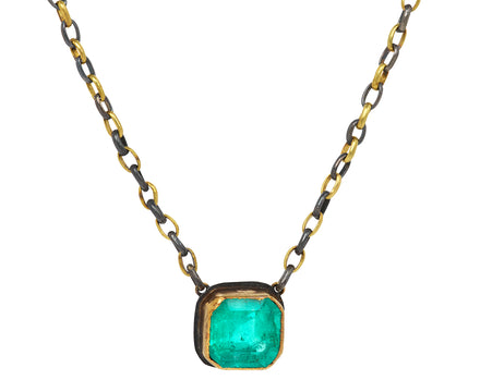 Lovely Colombian Emerald Echo Earth Necklace