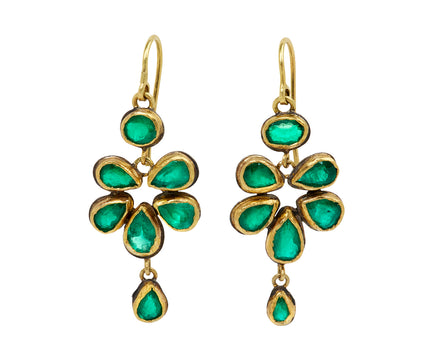 Mini Emerald Malta Earrings