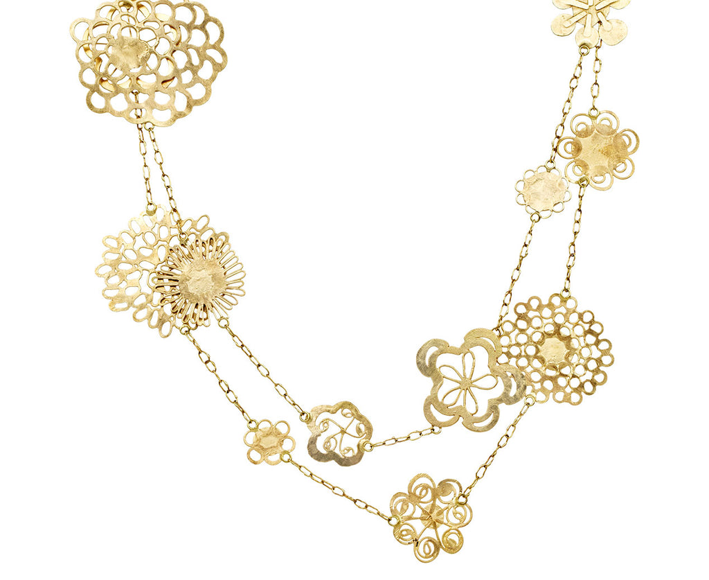 Opera Length Flowery Erewhon Necklace