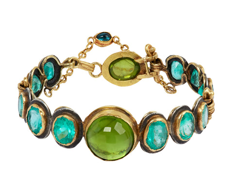 Peridot and Emerald Amazon Bracelet - TWISTonline 