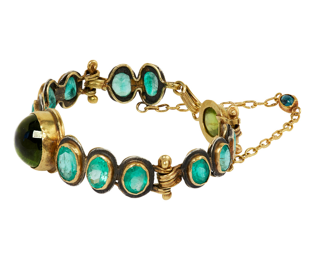 Peridot and Emerald Amazon Bracelet - TWISTonline 