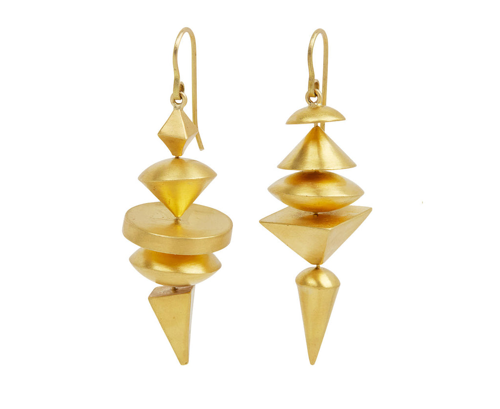 Five Tiered Neo Geo Earrings