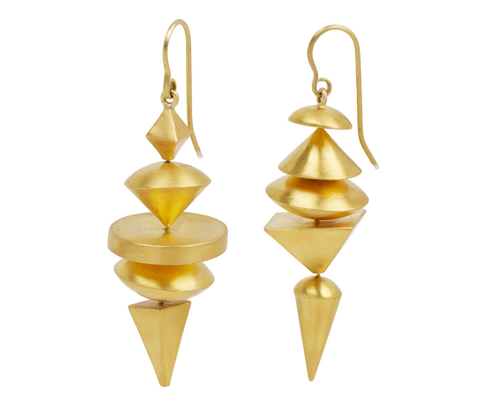 Five Tiered Neo Geo Earrings