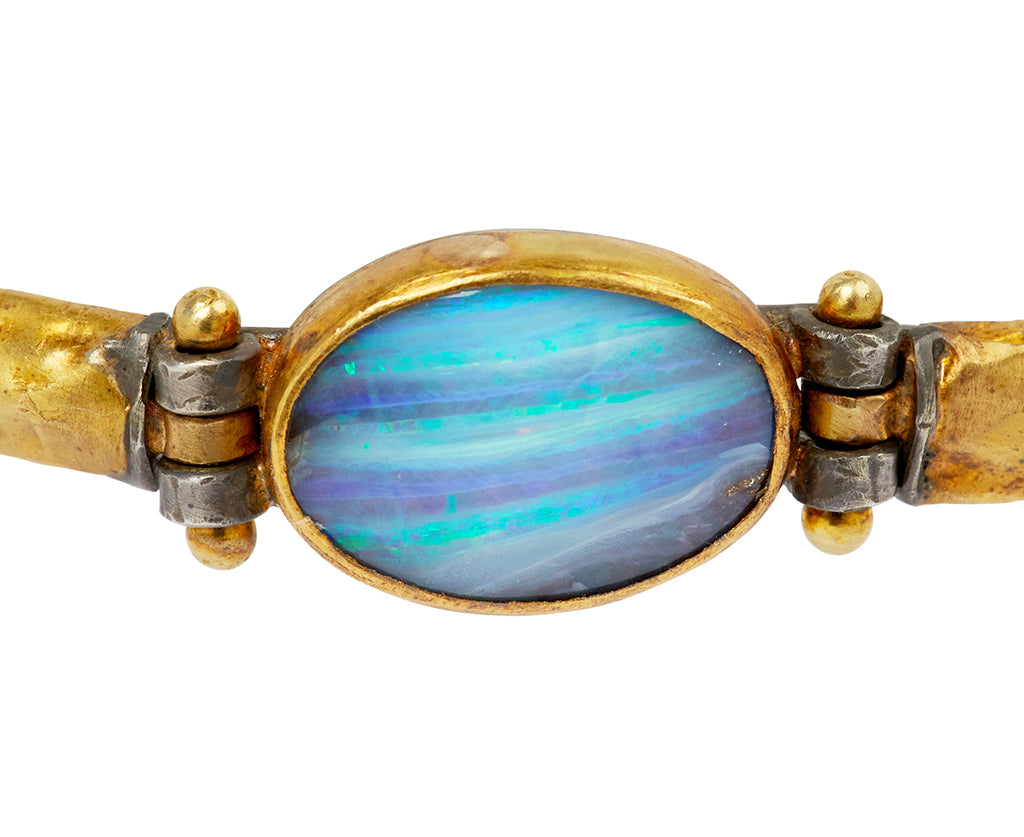 Soft Blue Boulder Opal Bracelet - TWISTonline 