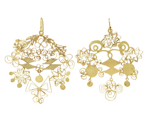Gold Studio Sweep Earrings