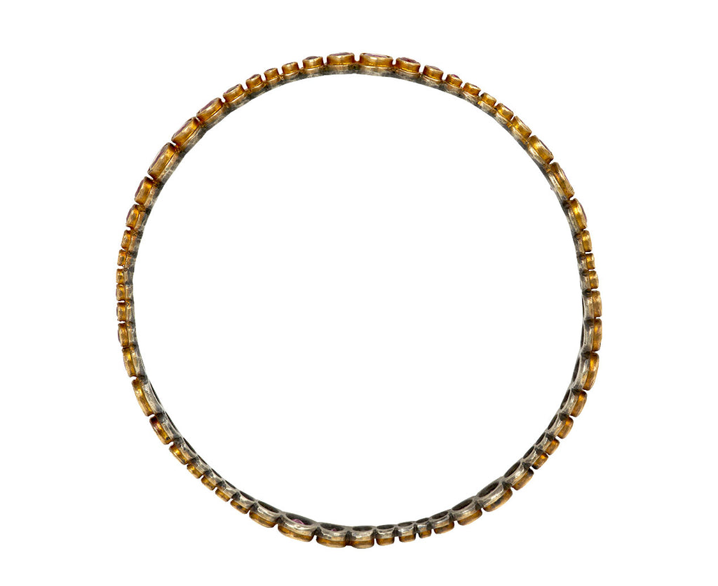 Swoosh Ruby Bangle Bracelet