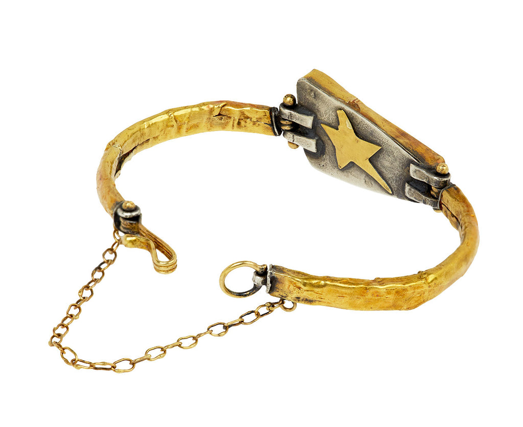 Lovely Trapezoidal Flashy Opal Bracelet