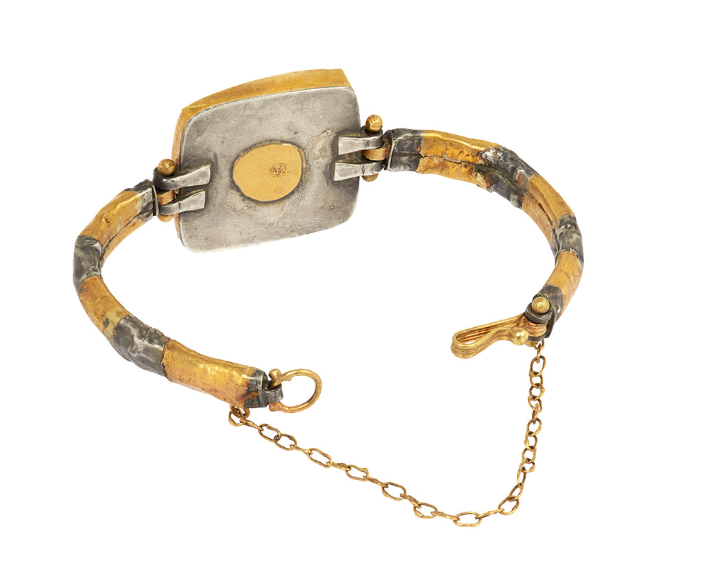 Flashy Squaring Boulder Opal Bracelet - TWISTonline 