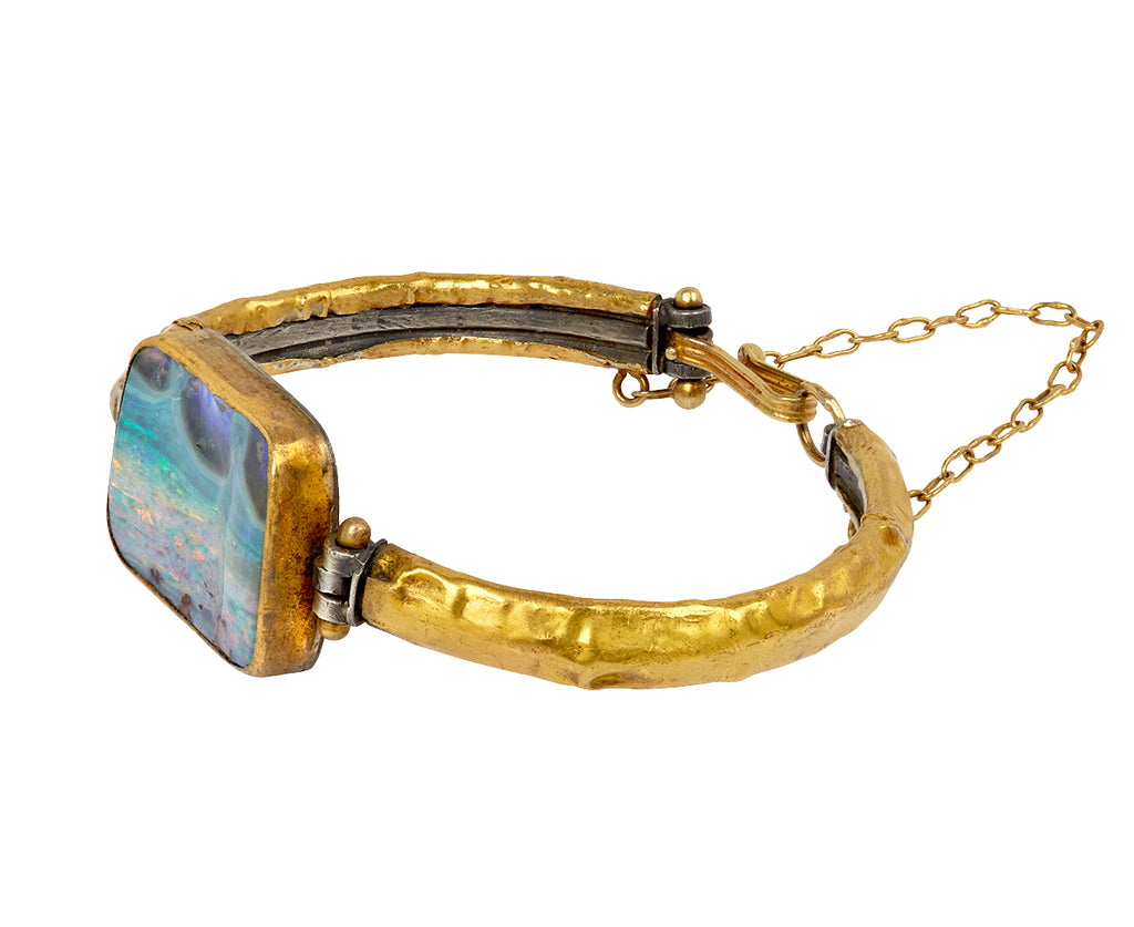 Squarish Pretty Boulder Opal Bracelet - TWISTonline 