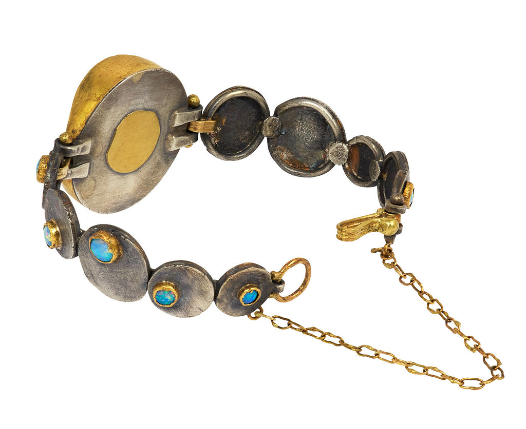 Flashy Australian and Silver Squash Bracelet