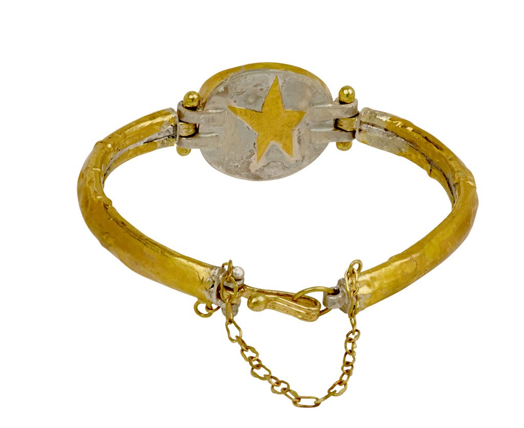 Judy Geib Pretty and Unusual Boulder Opal Bracelet - back
