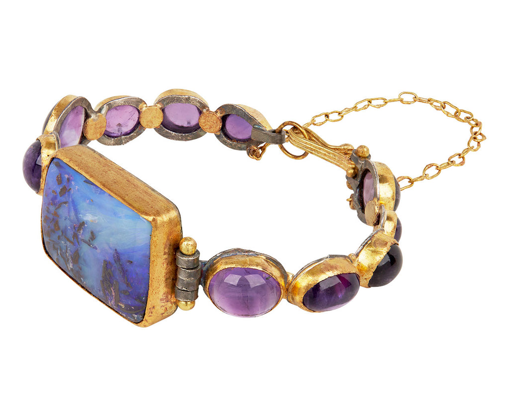 Opal and sales amethyst bracelet