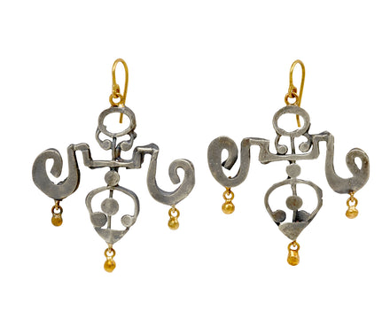 Silver Yu Yuan Earrings