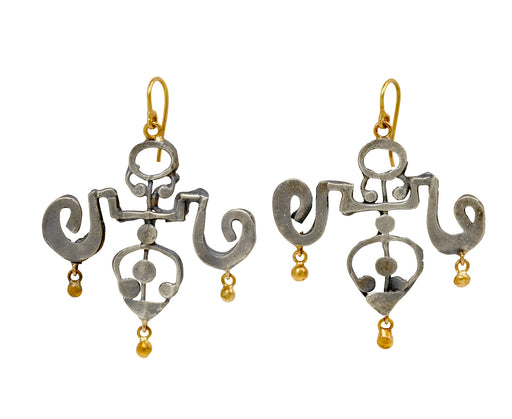 Silver Yu Yuan Earrings