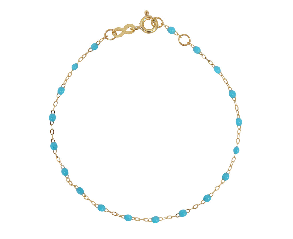 Gigi Clozeau Turquoise Blue Resin Beaded Bracelet