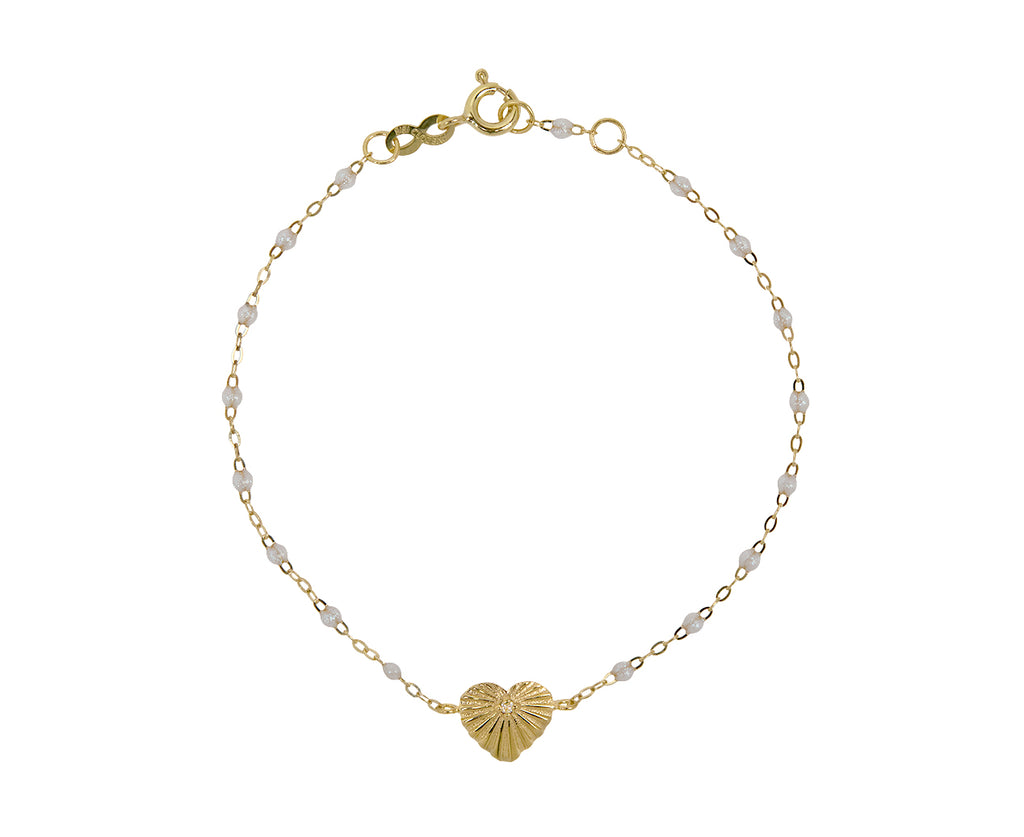 Gigi Clozeau Classic Miss Gigi Heart Lumiere Opal Resin Bracelet