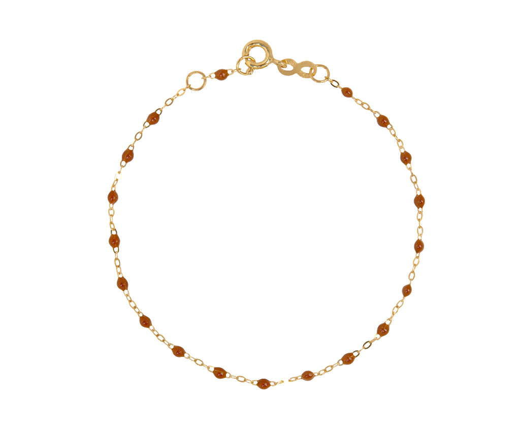 Mocha Resin Beaded Bracelet