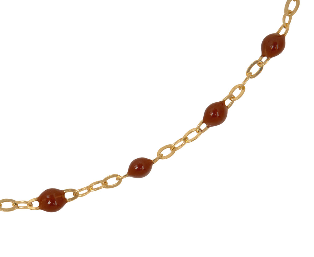 Mocha Resin Beaded Bracelet