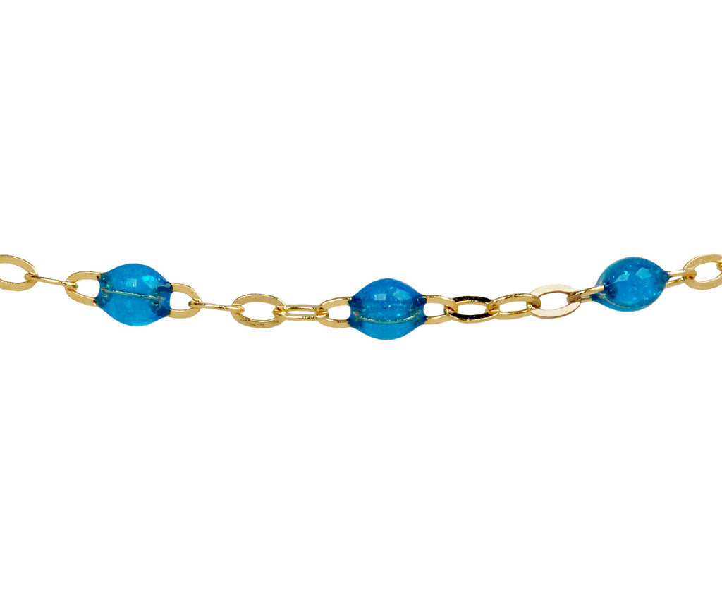 Gigi Clozeau Azur Resin Beaded Bracelet - closeup