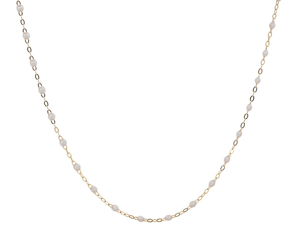 Gigi Clozeau Short Opal Resin Beaded Necklace