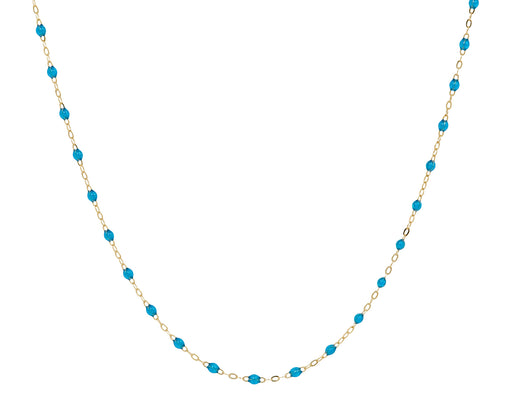 Gigi Clozeau Short Azur Resin Beaded Necklace