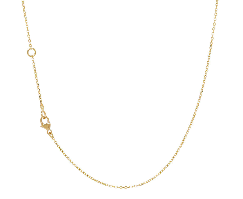 Small  White Sapphire Kaleidoscope Shaker Pendant Necklace