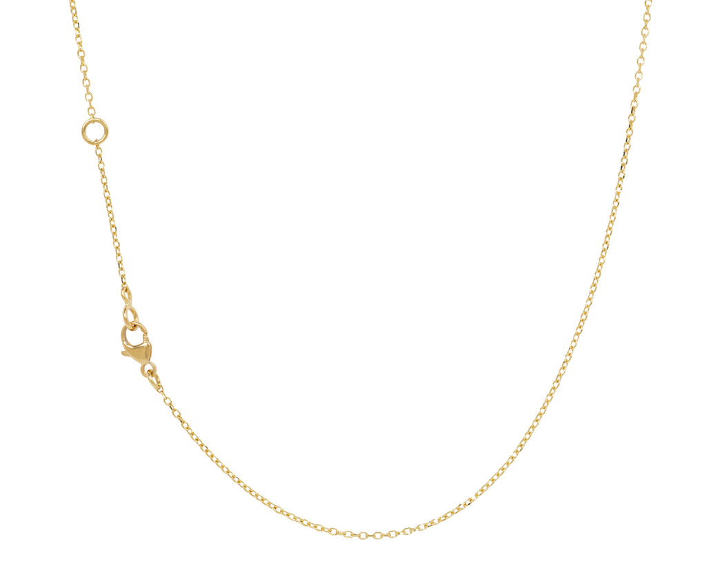 Small Semi White Sapphire Kaleidoscope Shaker Pendant Necklace