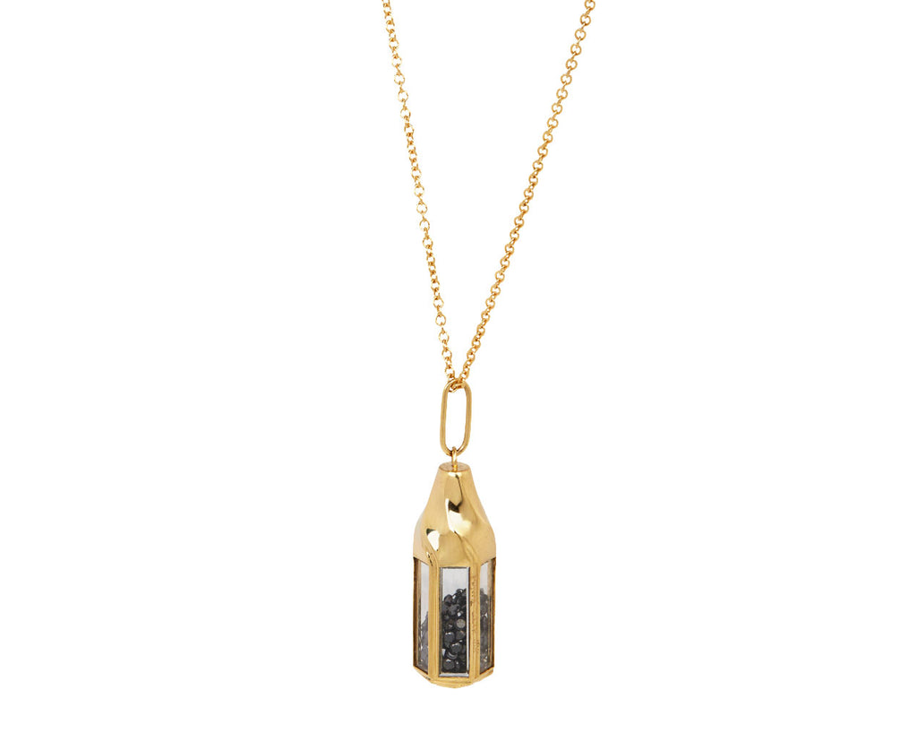 Black Diamond Farol Pendant Necklace