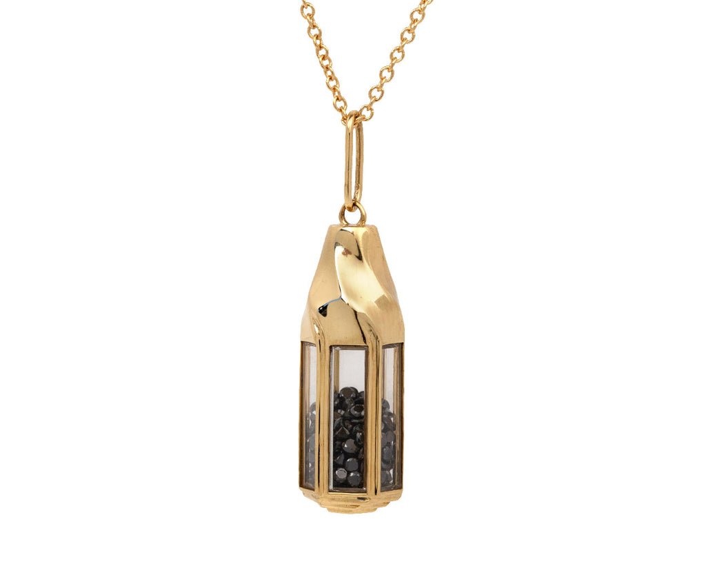 Black Diamond Farol Pendant Necklace