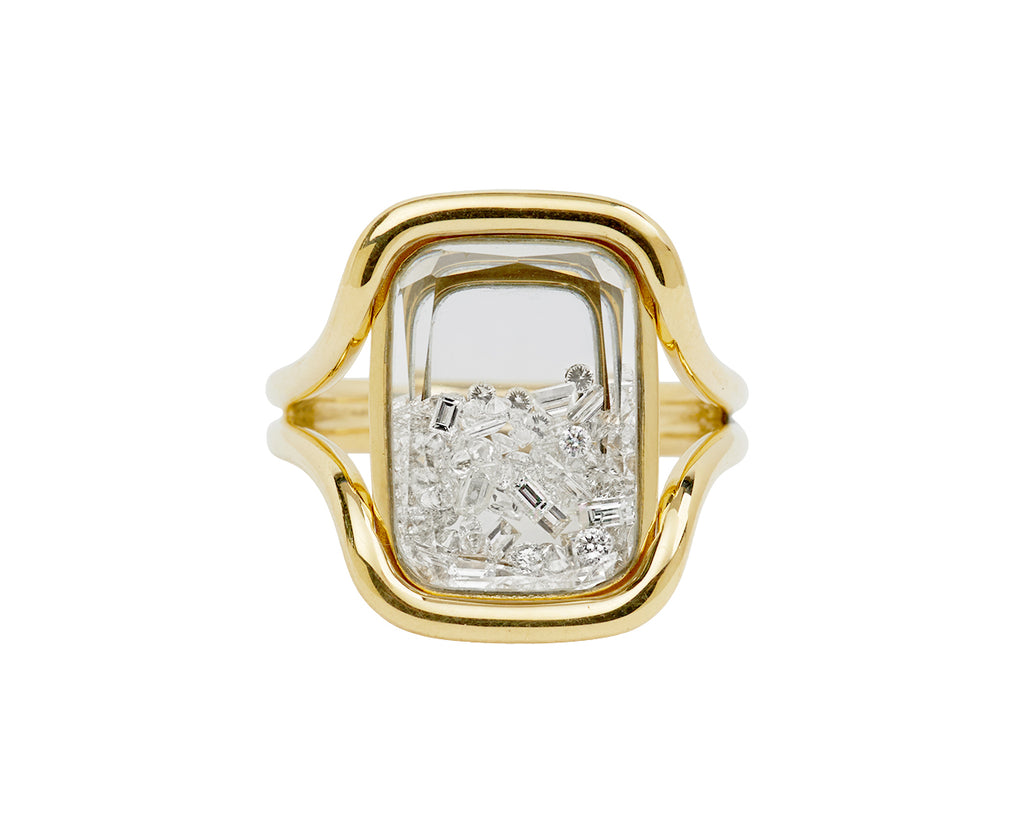 Moritz Glik Diamond Kaleidoscope Shaker Ring