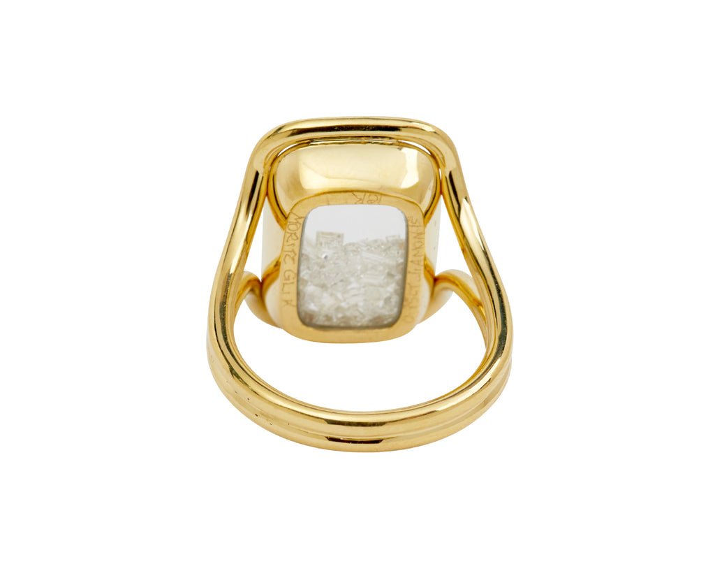 Rectangular Diamond Kaleidoscope Shaker Ring