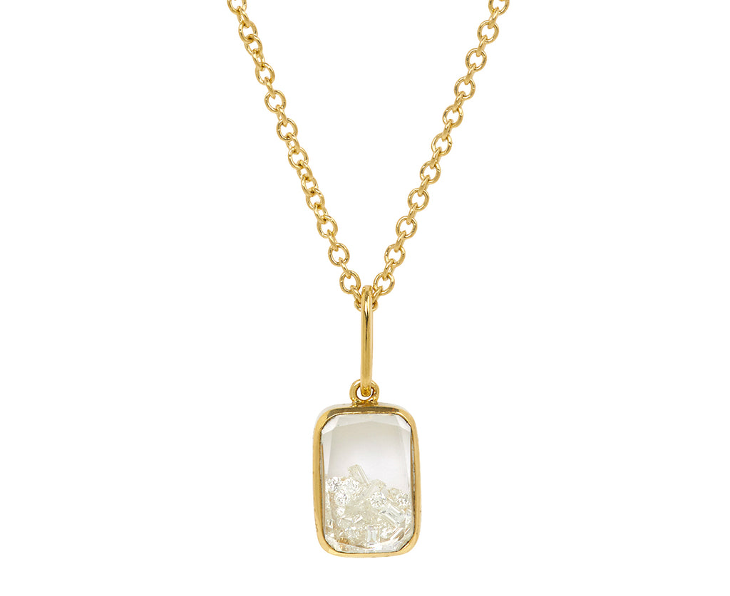 Small Diamond Kaleidoscope Shaker Necklace