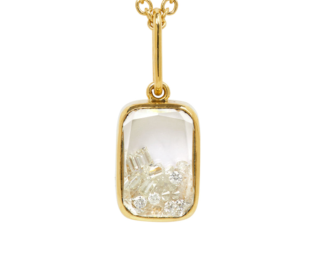 Small Diamond Kaleidoscope Shaker Necklace