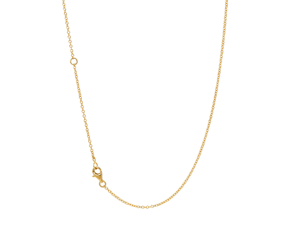 Oval Diamond Kaleidoscope Shaker Pendant Necklace