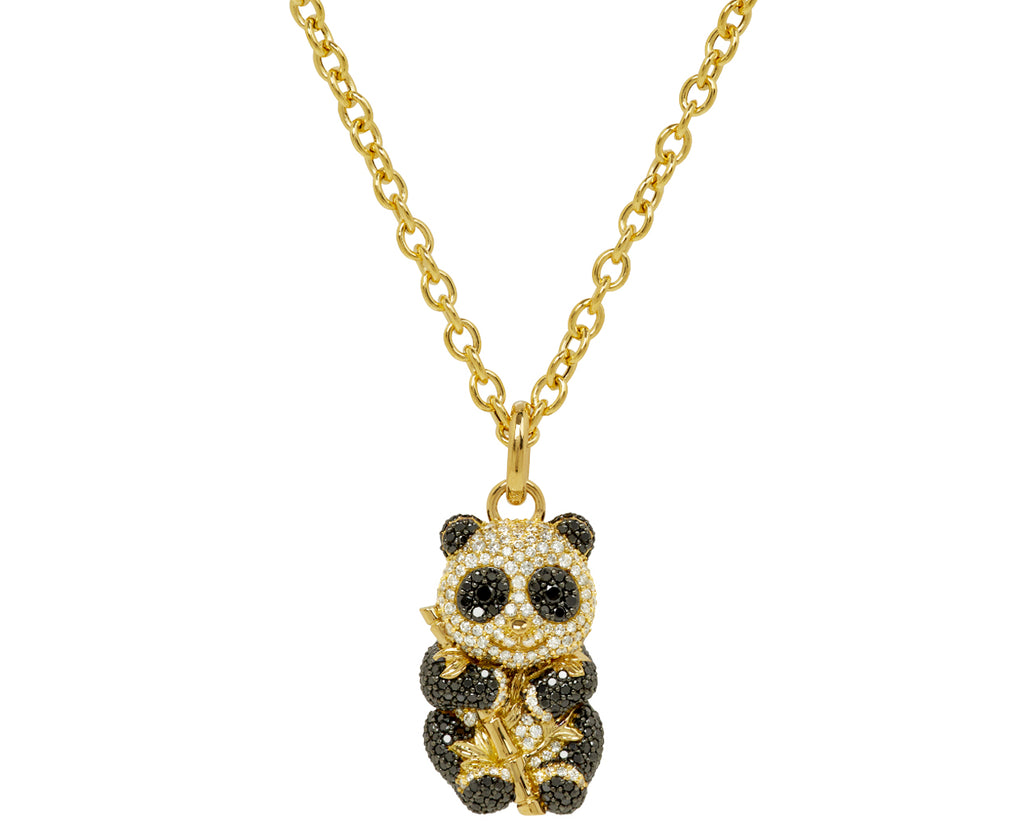 Grace Winfrey Diamond Panda Pendant Necklace
