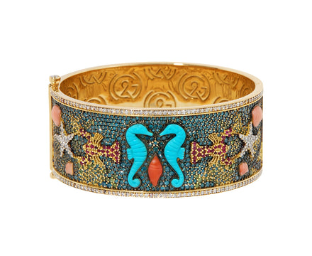 Mates for Life Seahorse Cuff