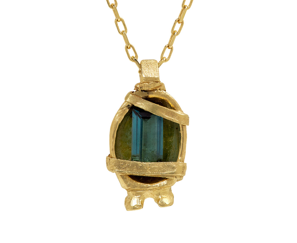 Fraser Hamilton Topaz Lagoon Necklace Pendant Necklace - Closup
