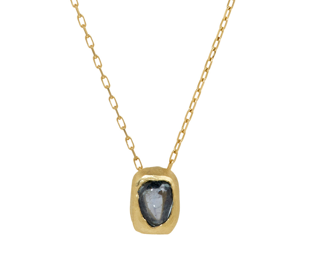Fraser Hamilton Asesedwa Blue Sapphire Pendant Necklace