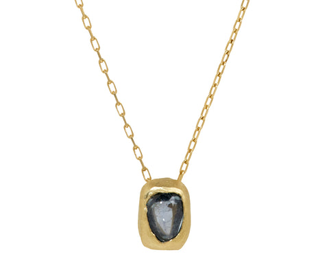 Fraser Hamilton Asesedwa Blue Sapphire Pendant Necklace