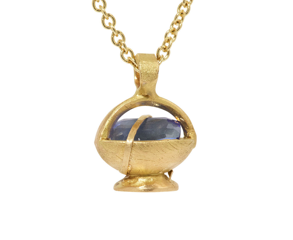 Fraser Hamilton Tanzanite Azure Pendant Necklace - Closeup