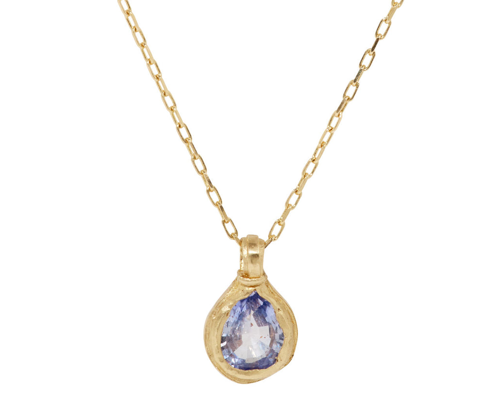 Fraser Hamilton Lilac Sapphire Blossom Pendant Necklace