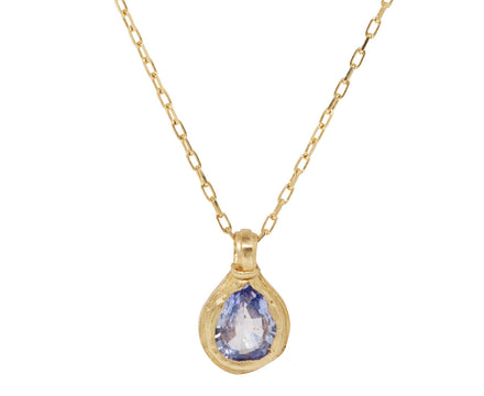 Fraser Hamilton Lilac Sapphire Blossom Pendant Necklace