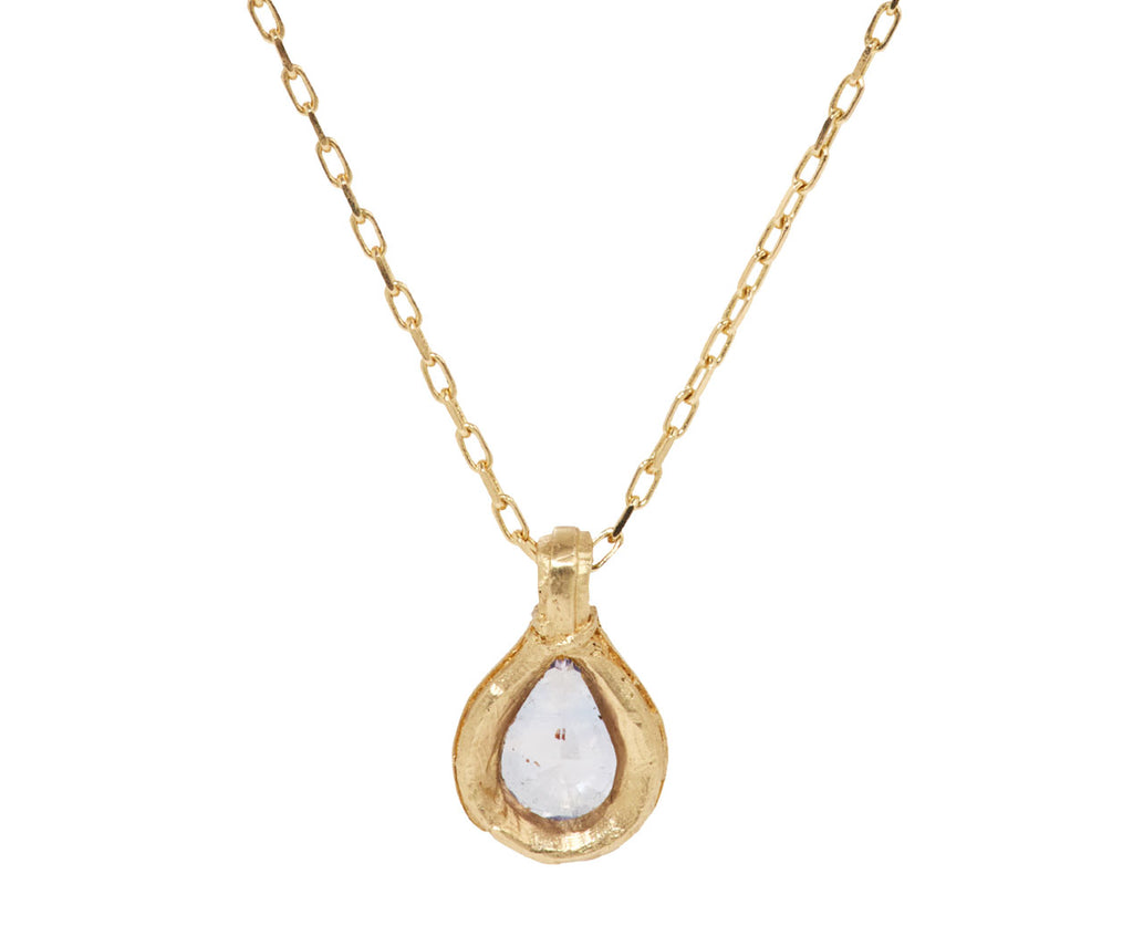 Fraser Hamilton Lilac Sapphire Blossom Pendant Necklace- Back View